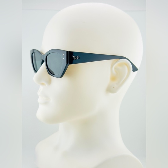 Ray-Ban Zena Bio Based Sunglasses RB4430 Polished black Frame Dark Gray Lenses main image 10
